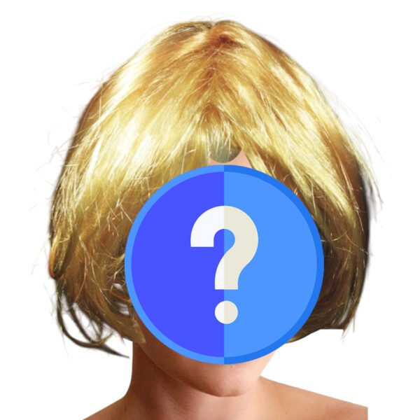 Peluca Amarillo dorado para Cosplay – Corte Mediano Despuntado
