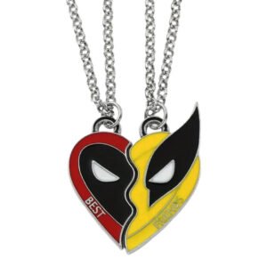 Collar de Marvel (Deadpool y Wolverine) x2 piezas