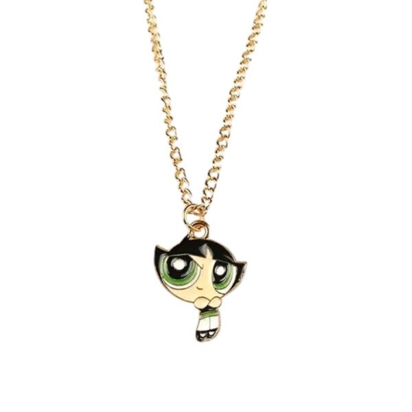 A bellota Collar de Las Chicas Superpoderosas (Bombom,Burbuja y Bellota)