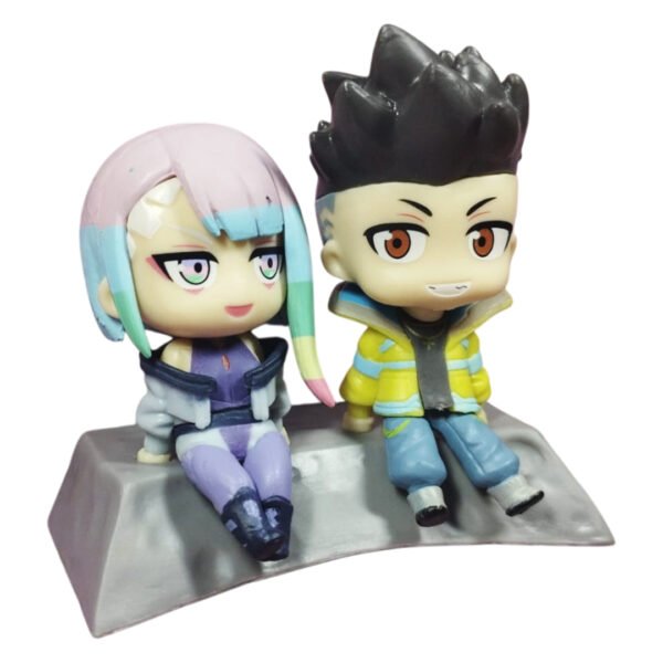 Figura de Cyber Punk Chibi (David y Lucy)