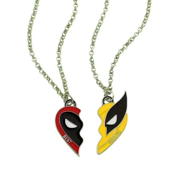 Collar de Marvel (Deadpool y Wolverine) x2 piezas