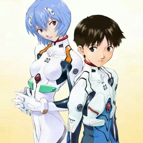 Figura de Evangelion Chibi (Shinji y Rei)