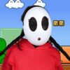 Máscara Shy Guy de Mario Bros – Versión Femenina Cosplay