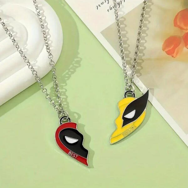 Collar de Marvel (Deadpool y Wolverine) x2 piezas