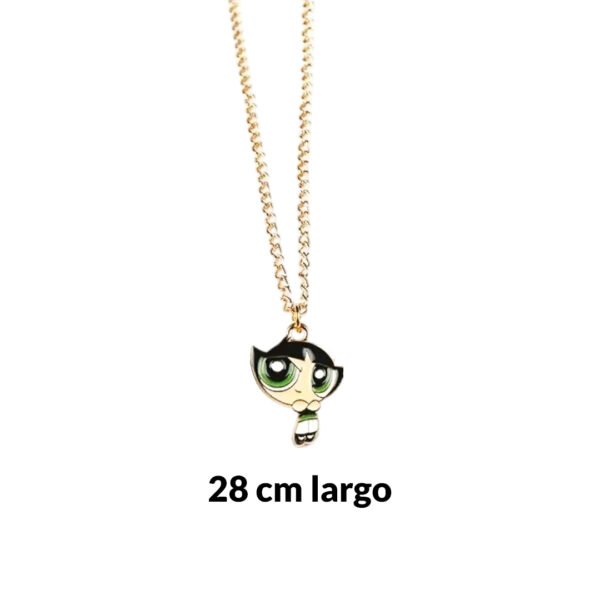 Medidas Collar de Las Chicas Superpoderosas (Bombom,Burbuja y Bellota)