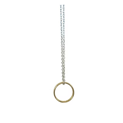 Anillo del Señor de los anillos con su cadena