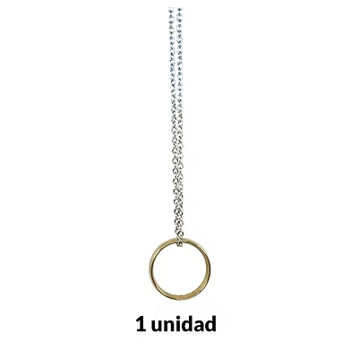Anillo del Señor de los anillos con su cadena