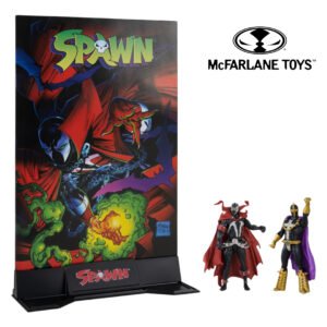 A Figura de Spawn y Anti-Spawn + Comic Original (MCFARLANE TOYS)