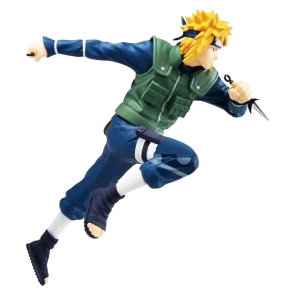 Figura de Minato Namikaze – Naruto Shippuden (BANPRESTO) (DETALLE EN LA MANO)