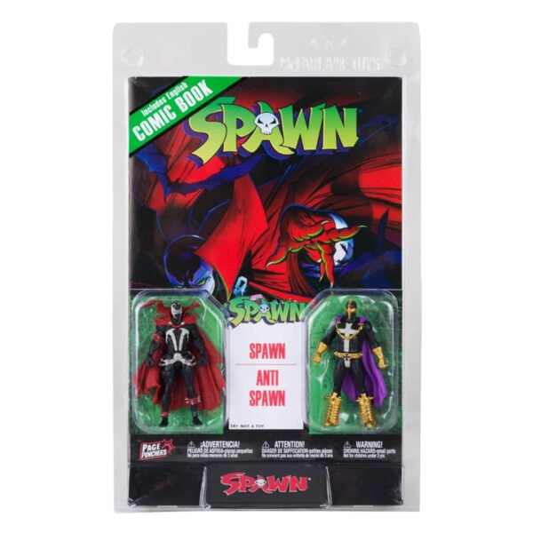 Figura de Spawn y Anti-Spawn + Comic Original (MCFARLANE TOYS)