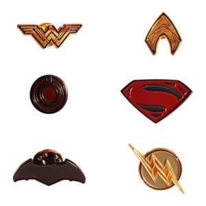 A Pack de pines x6 – Liga de la Justicia DC Comics