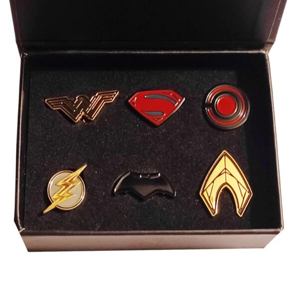 Pack de pines x6 – Liga de la Justicia DC Comics