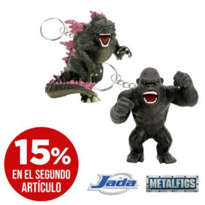 A Pack de Figuras Godzilla y KinKong - The New Empire (JADA TOYS - METALFIGS)