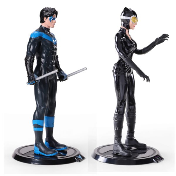 Packs de Figuras Nightwing y Catwoman – DC Comics Batman (BENDYFIGS)