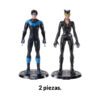 Packs de Figuras Nightwing y Catwoman – DC Comics Batman (BENDYFIGS)
