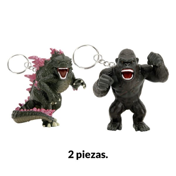 Pack de Figuras Godzilla y KinKong - The New Empire (JADA TOYS - METALFIGS)