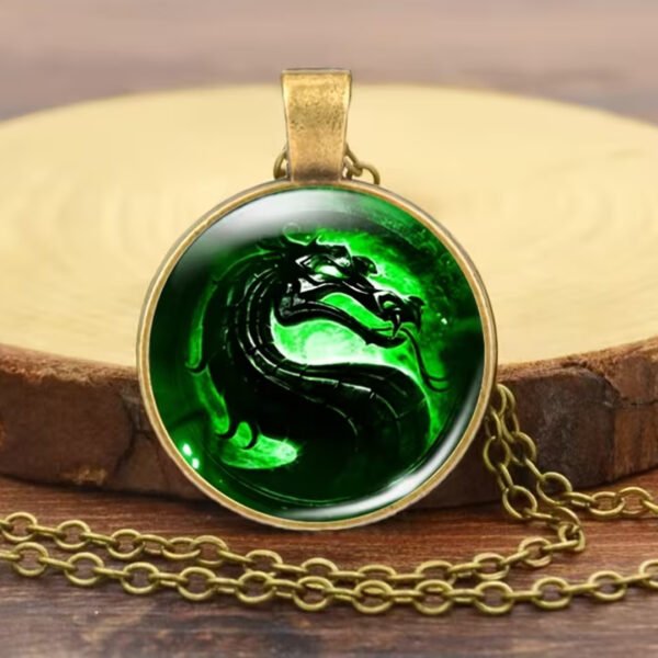 C Collar de Mortal Kombat (Emblema del Dragón)